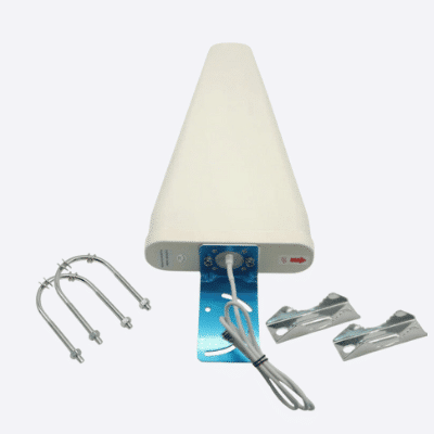 Showcasing LPDA outdoor directional antenna with clips